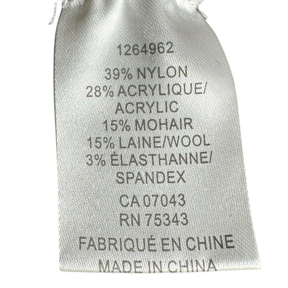 HOUSE OF HARLOW 1960 Black Rhinestone Cropped Pullover Sweater Women's Size XS - Picture 5 of 9